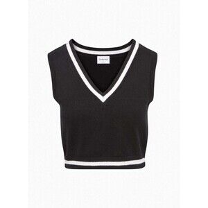 Sunday Best Merino Wool Sweater Vest L Preppy Dark Academia Tennis Club Varsity